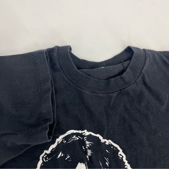 Vintage Billy Squier Shirt Womens Small Black 1981 80s Don’t Say No Tour Band - Picture 3 of 9